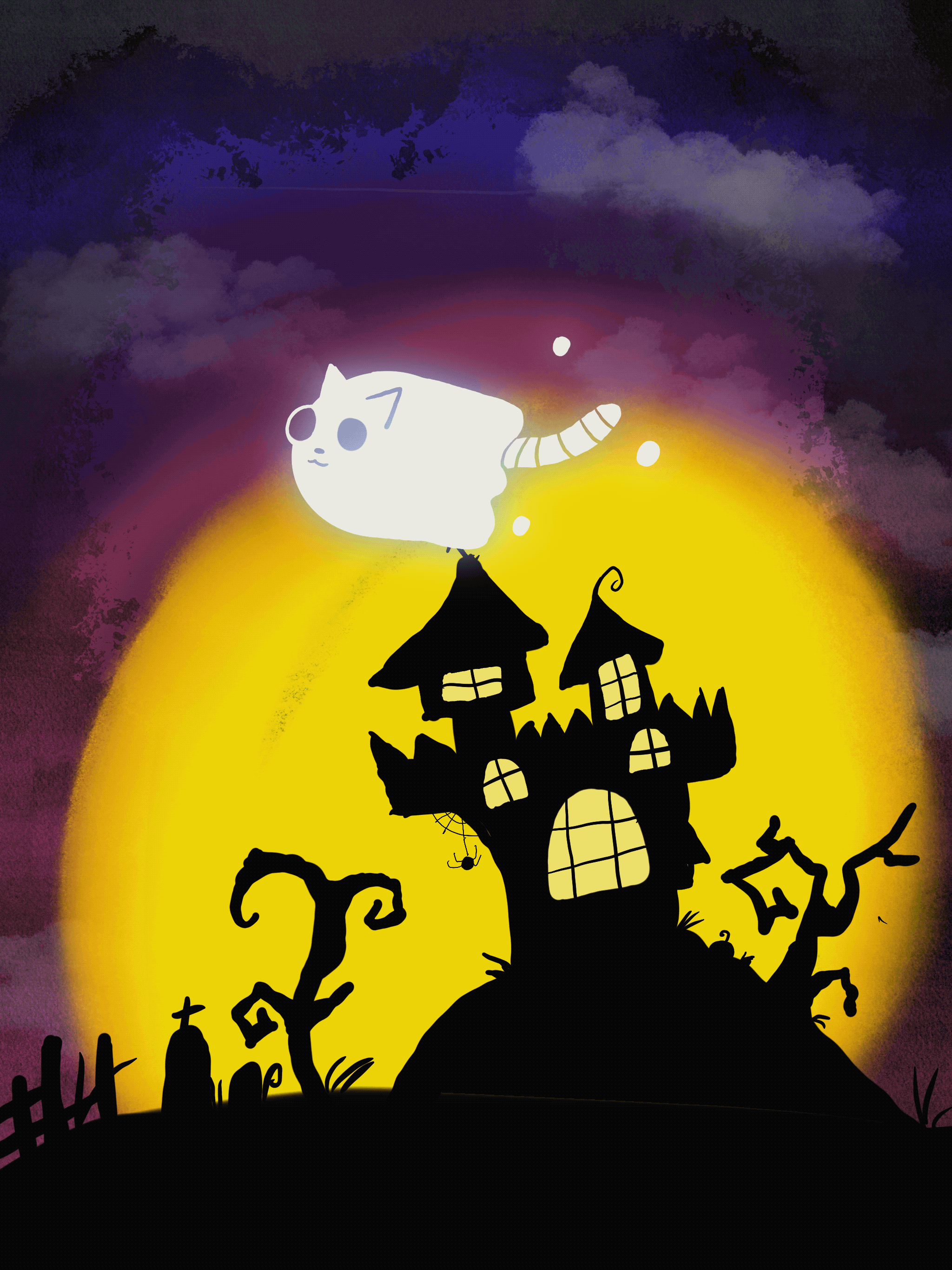 Floating Cat Ghost