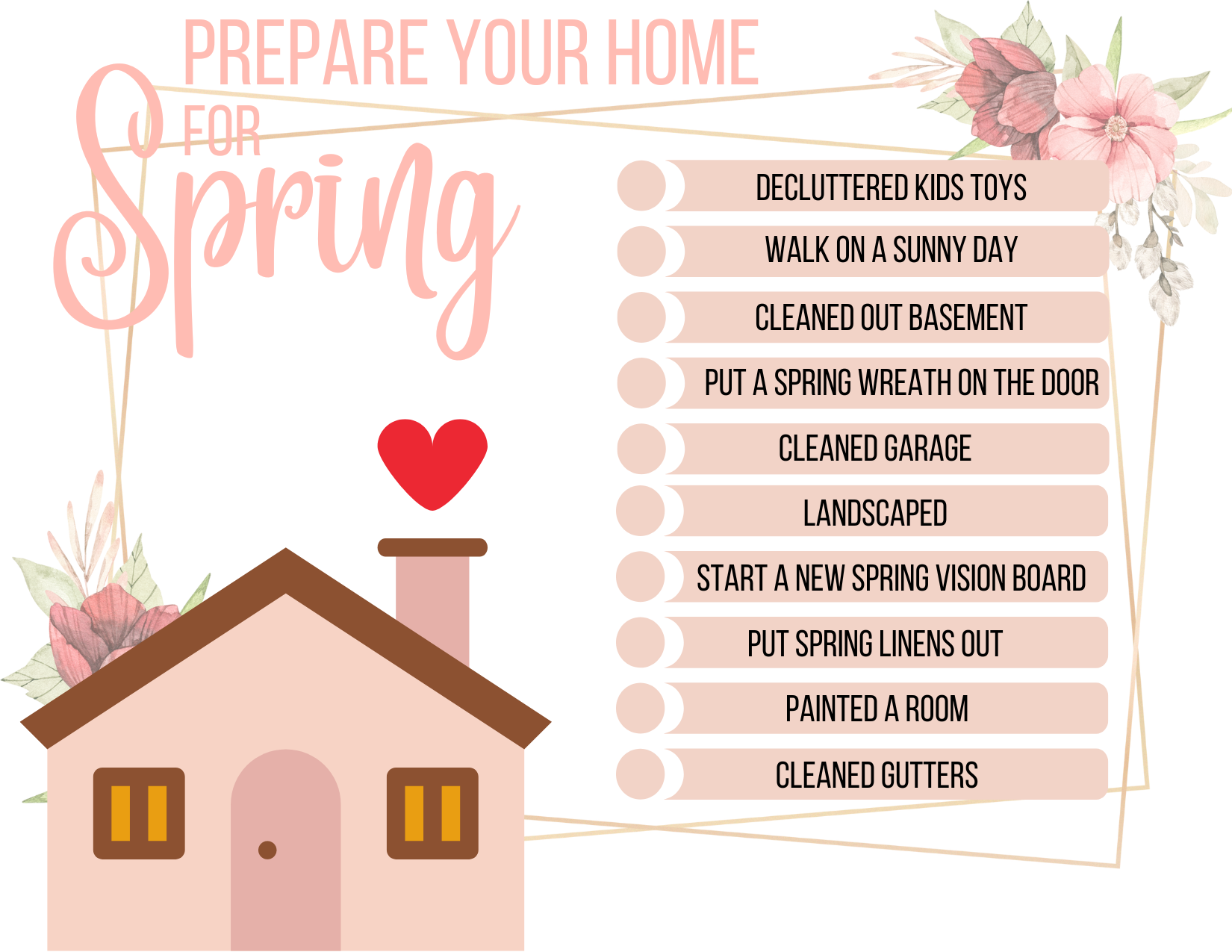Spring Home Checklist